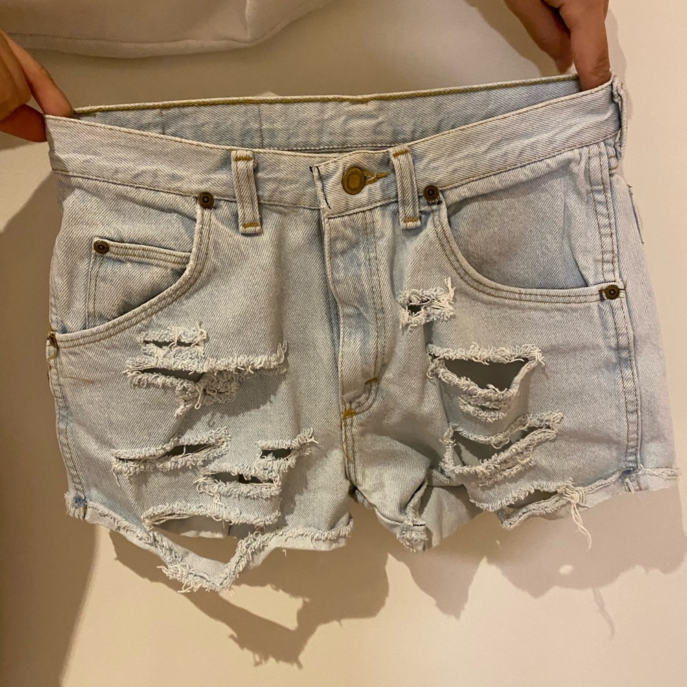 Vintage Wrangler jean shorts